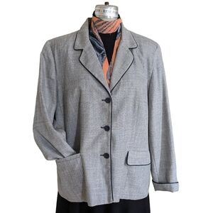 Pendleton Lightweight Wool Blend Blazer Size 18W